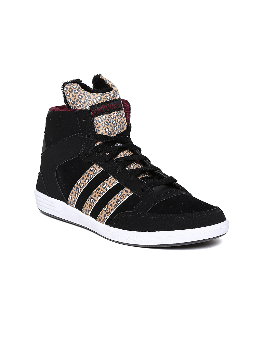 adidas neo black trainers