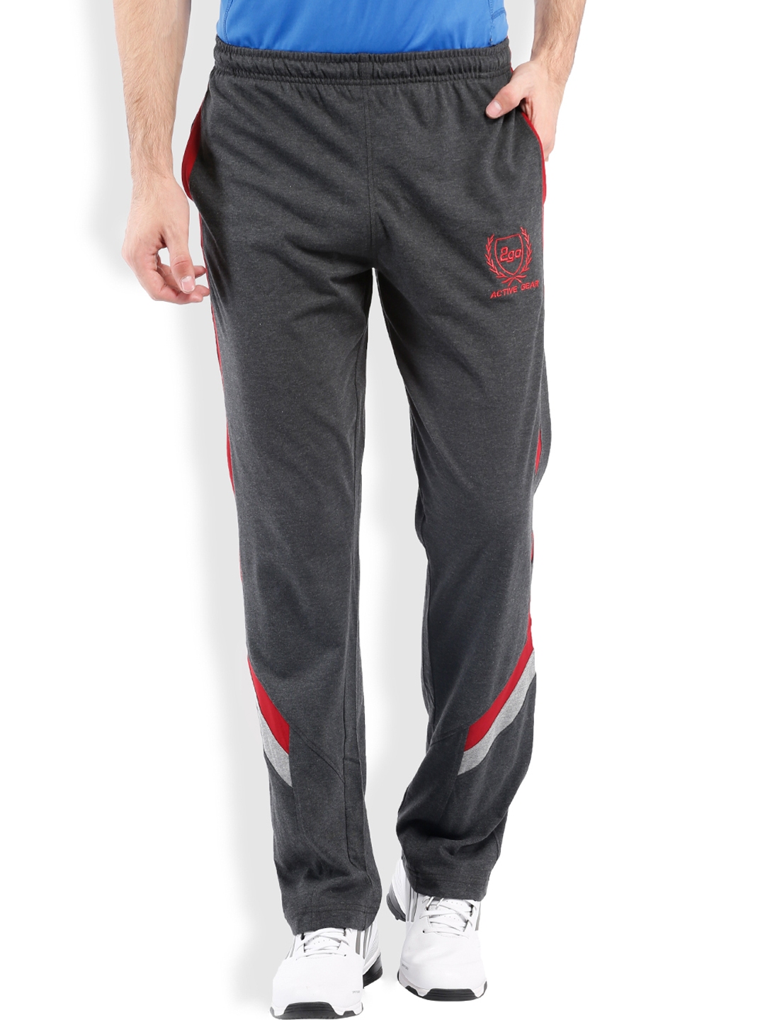 charcoal track pants
