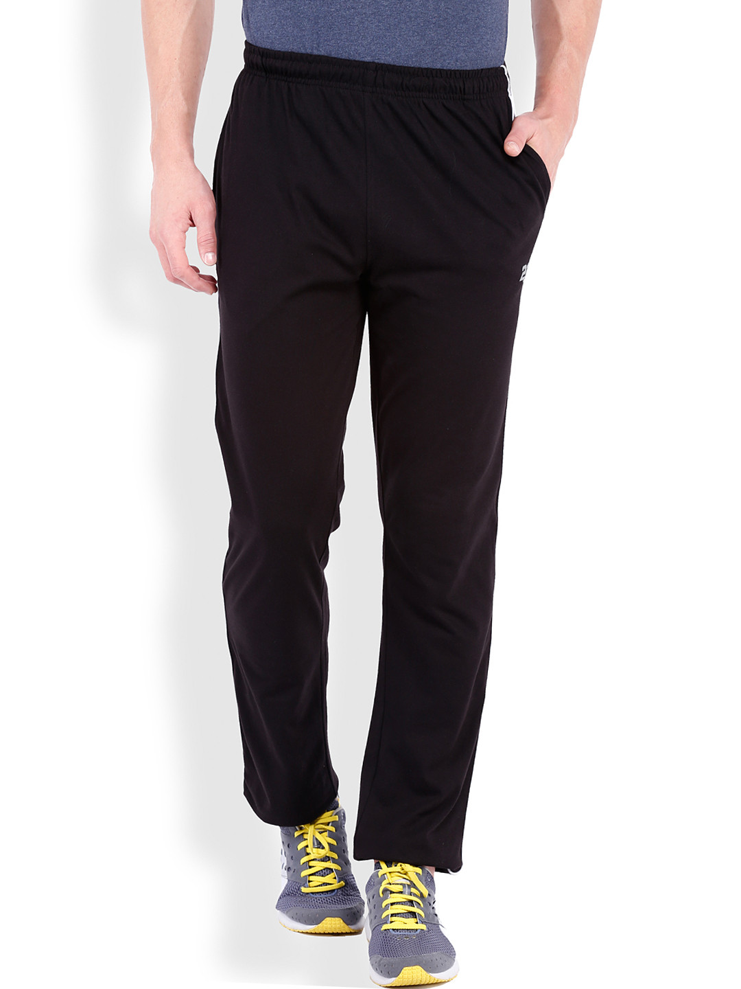 Buy 2go ACTIVE GEAR USA Black Tapered Fit Track Pants Track Pants for