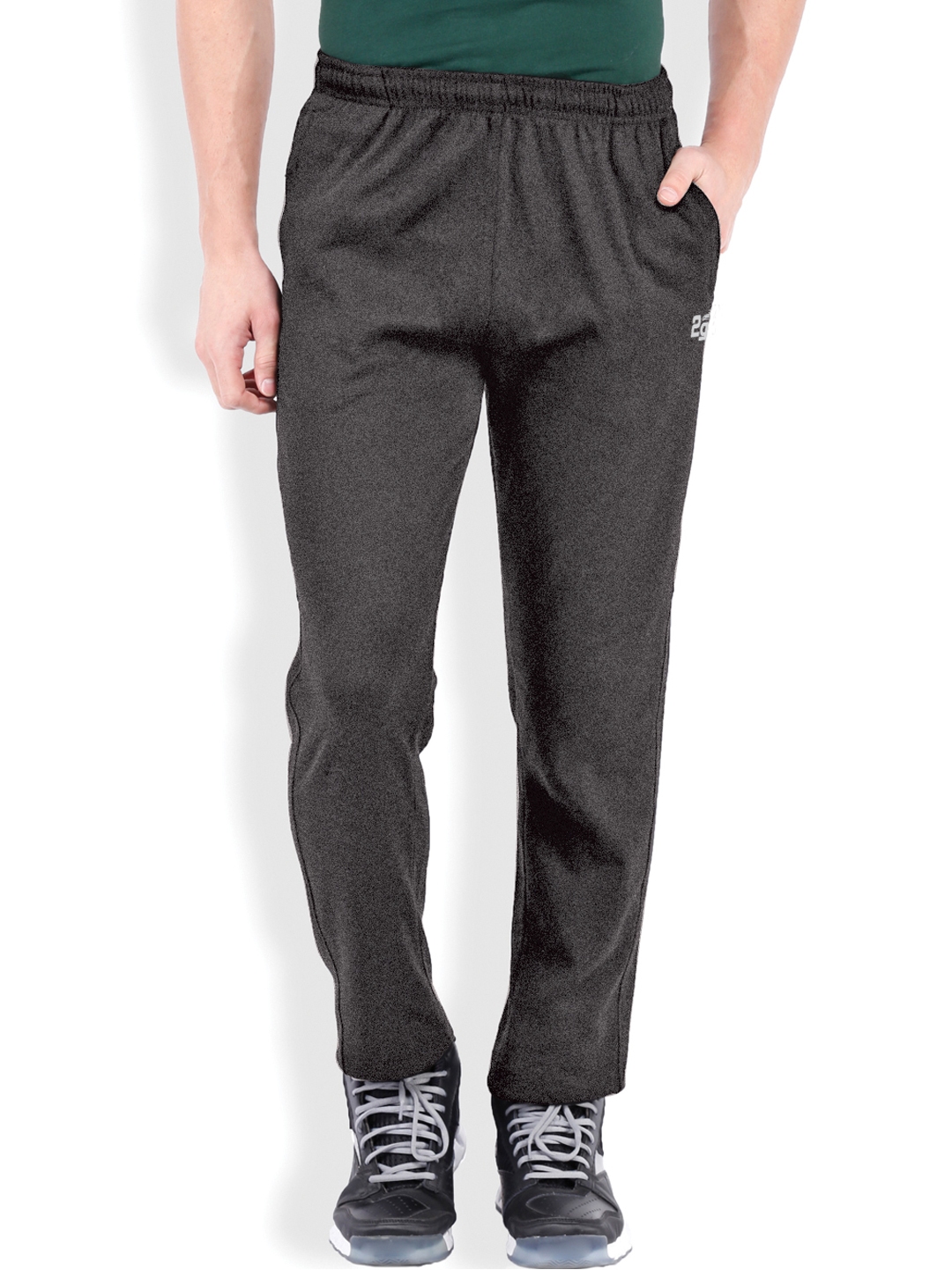 charcoal track pants