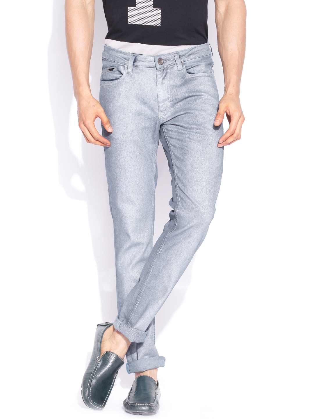 flying machine skinny men blue jeans
