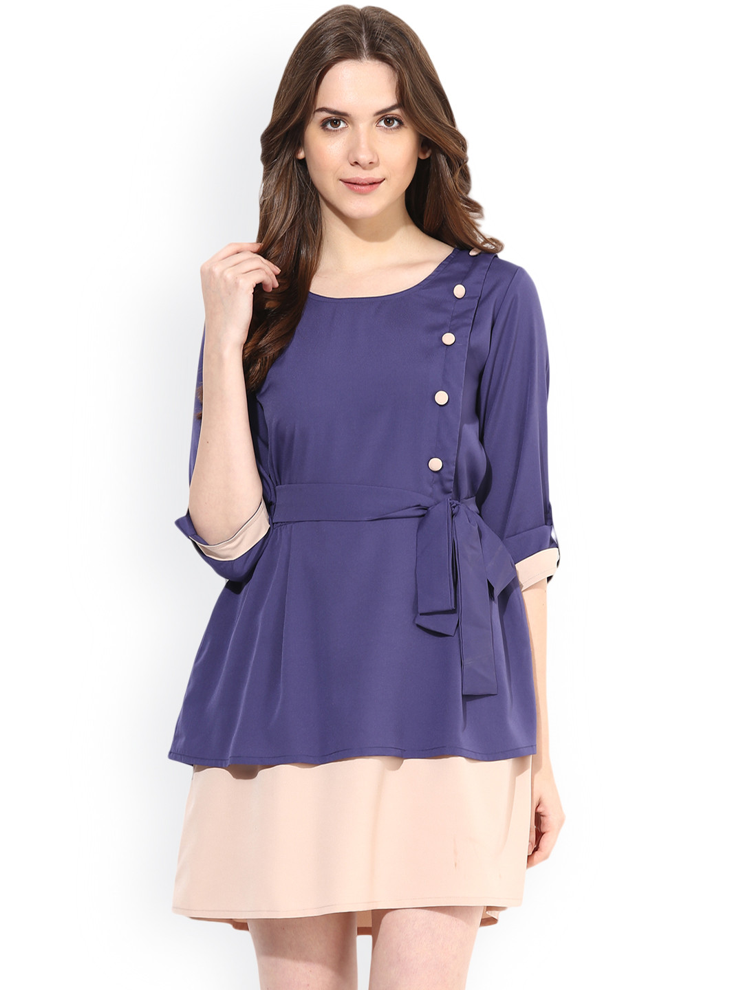 Buy Abiti Bella Blue Tailored Dress Dresses for Women 948946 Myntra