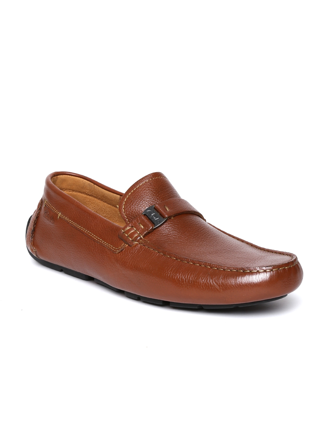 Buy Clarks Men Brown Leather Loafers - Casual Shoes for Men 951675 | Myntra