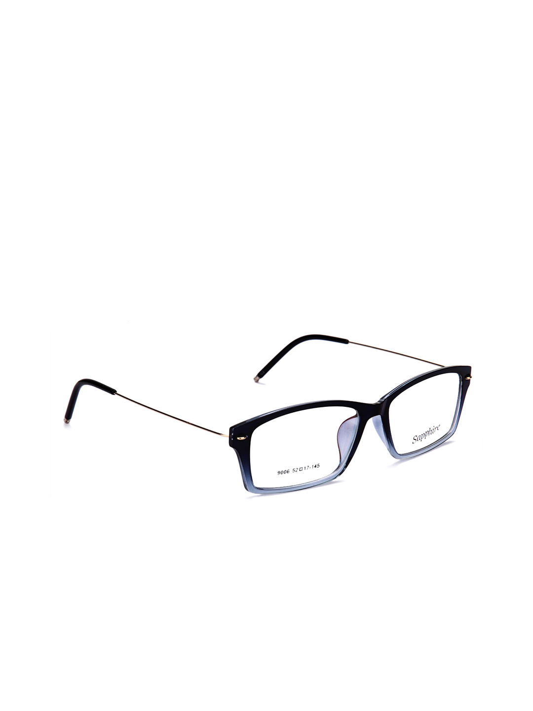 Buy Sapphire Unisex Black & Blue Rectangular Frames 9006 C3 Frames for Unisex 963846 Myntra