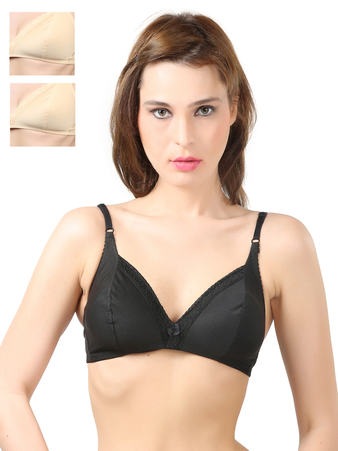 Buy Bodycare Pack Of 3 Full Coverage Bra Bra for Women 973609 Myntra