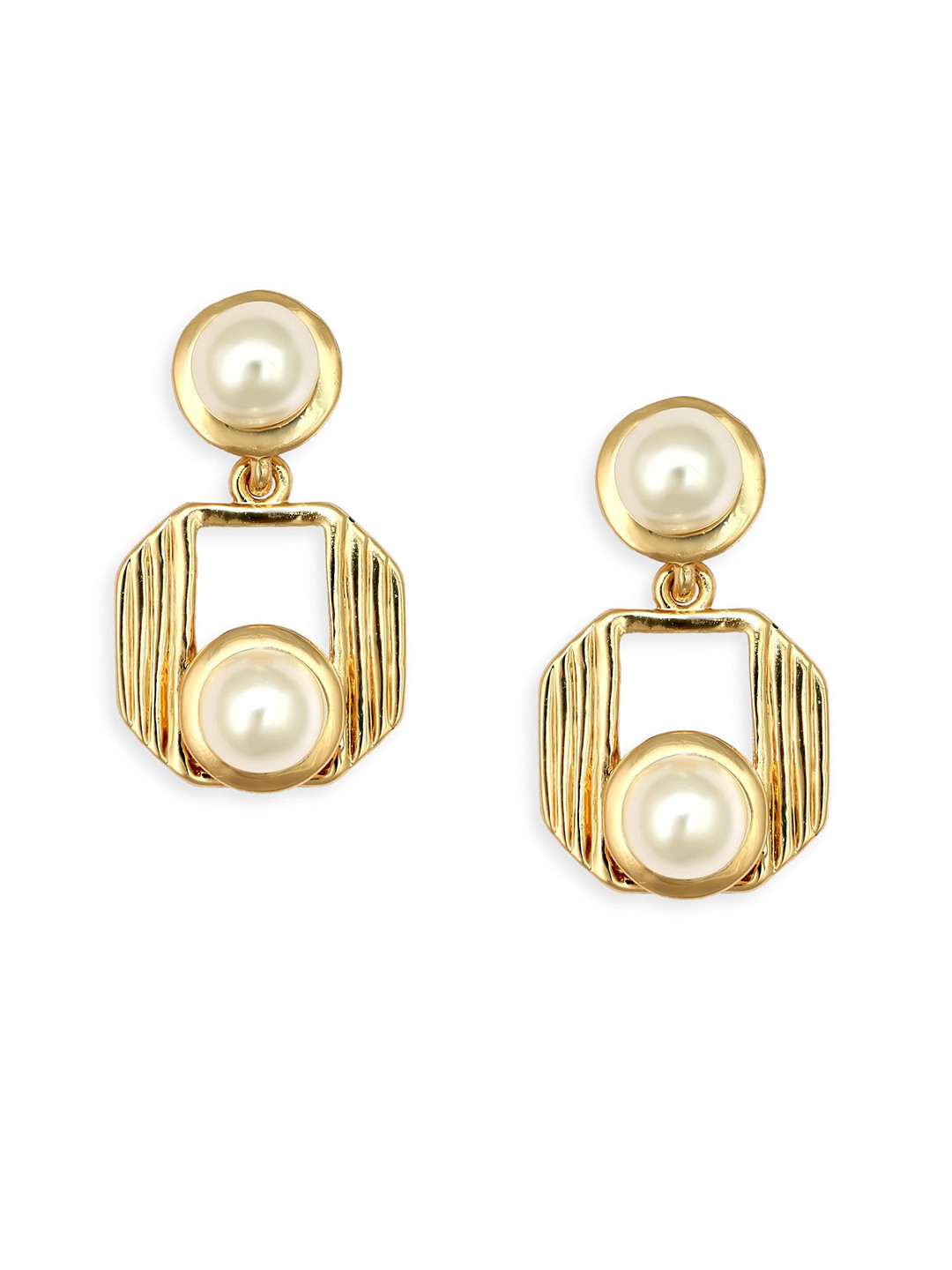 White drop earrings Clearance
