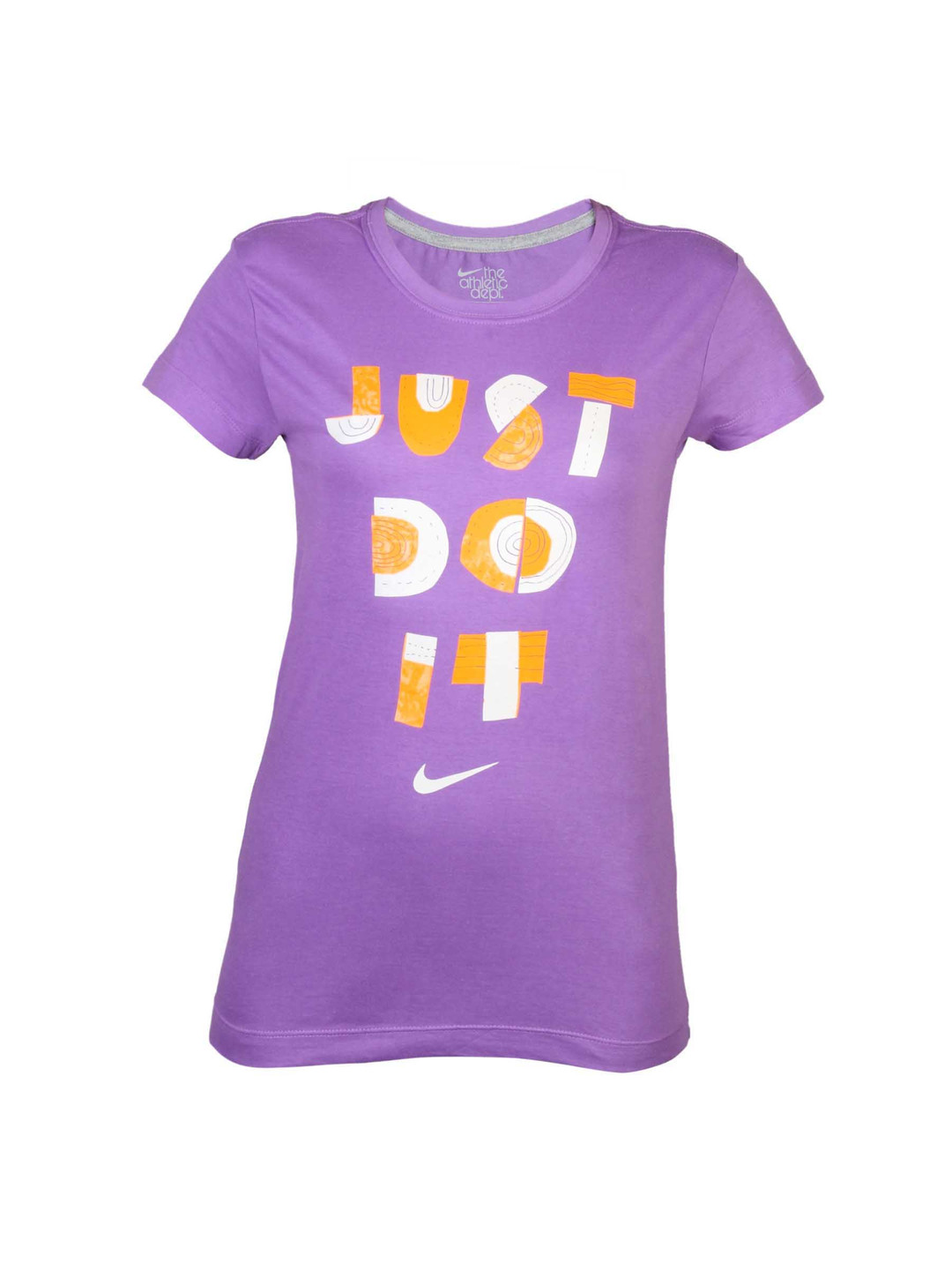 purple women nike shirt
