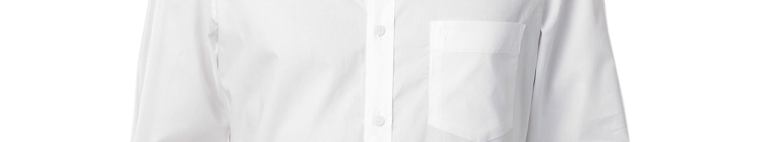 Buy Allen Solly Men White Regular Fit Solid Casual Shirt - Shirts for ...