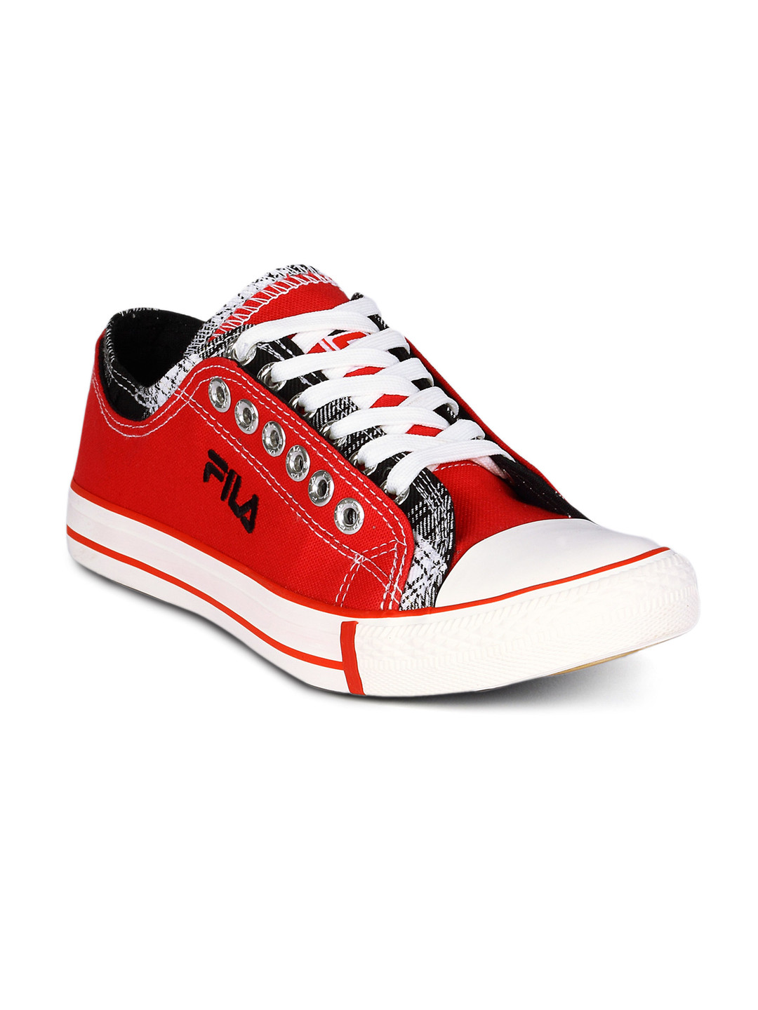 mens red fila shoes