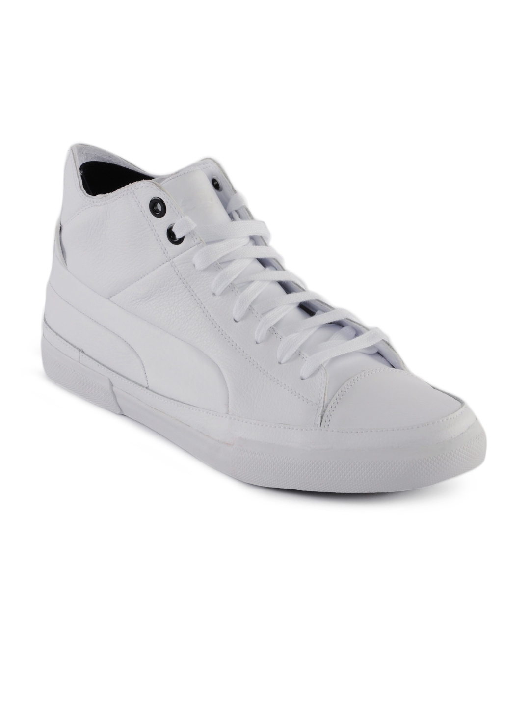 Buy Puma Men Street Step Mid White Shoes - Casual Shoes for Men 26670 ...