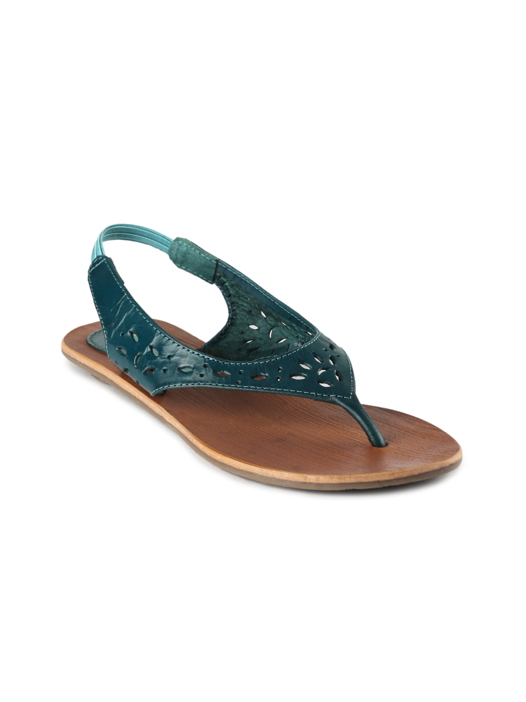 Buy Catwalk Women Casual Teal Sandal Flats for Women Myntra