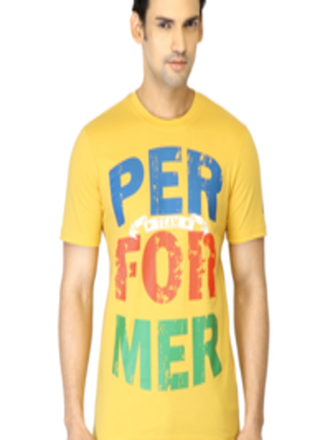 Buy ADIDAS Men Yellow Printed T Shirt - Tshirts for Men 24334 | Myntra
