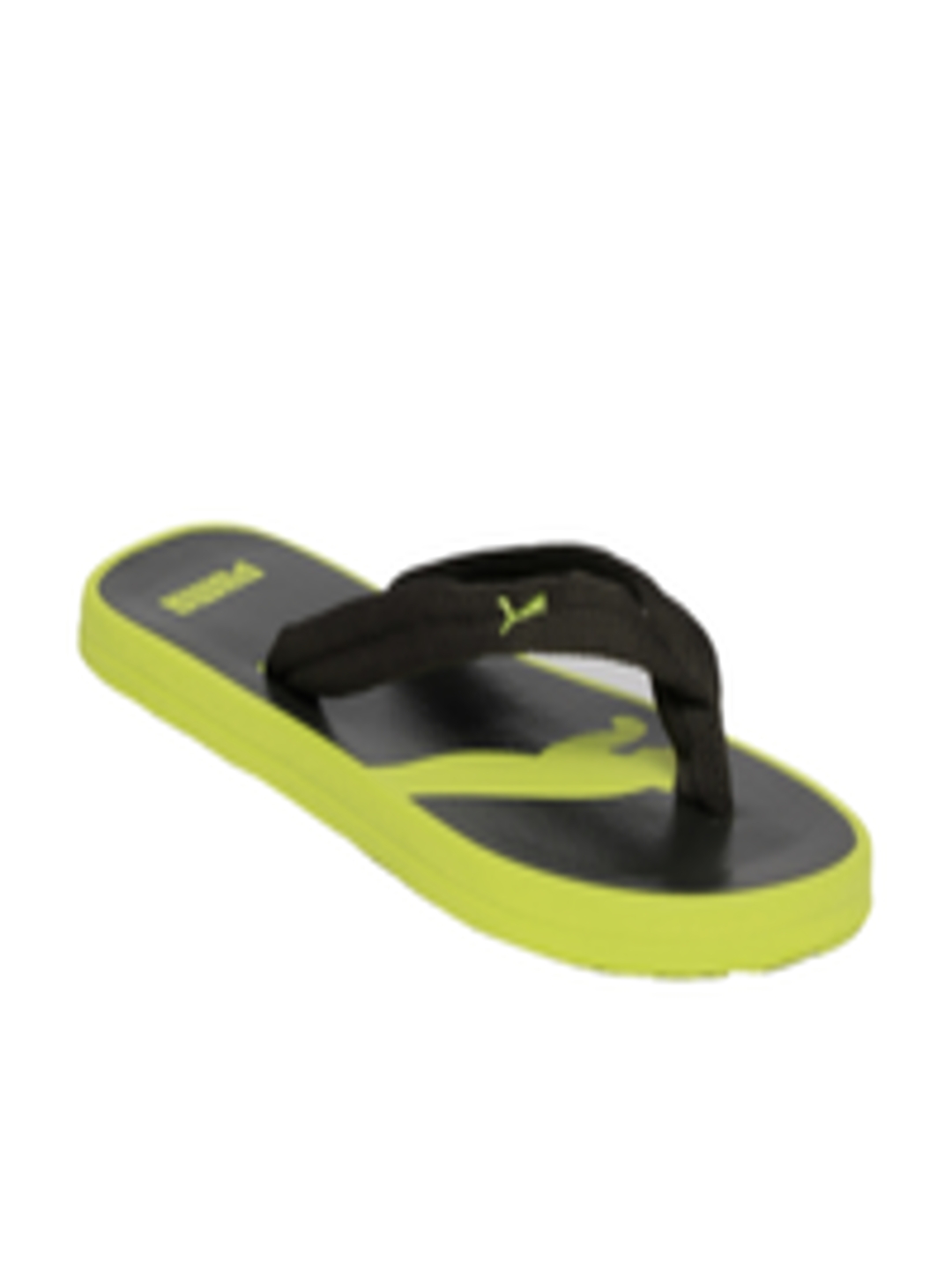 Buy Puma Men Tropi Cat Green Slippers - Sandals for Men 13973 | Myntra