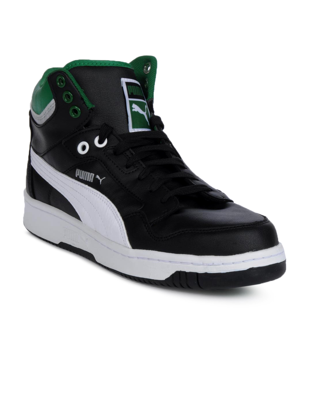 Buy Puma Men Rebound FS Black Casual Shoes - Casual Shoes for Men 26668 ...