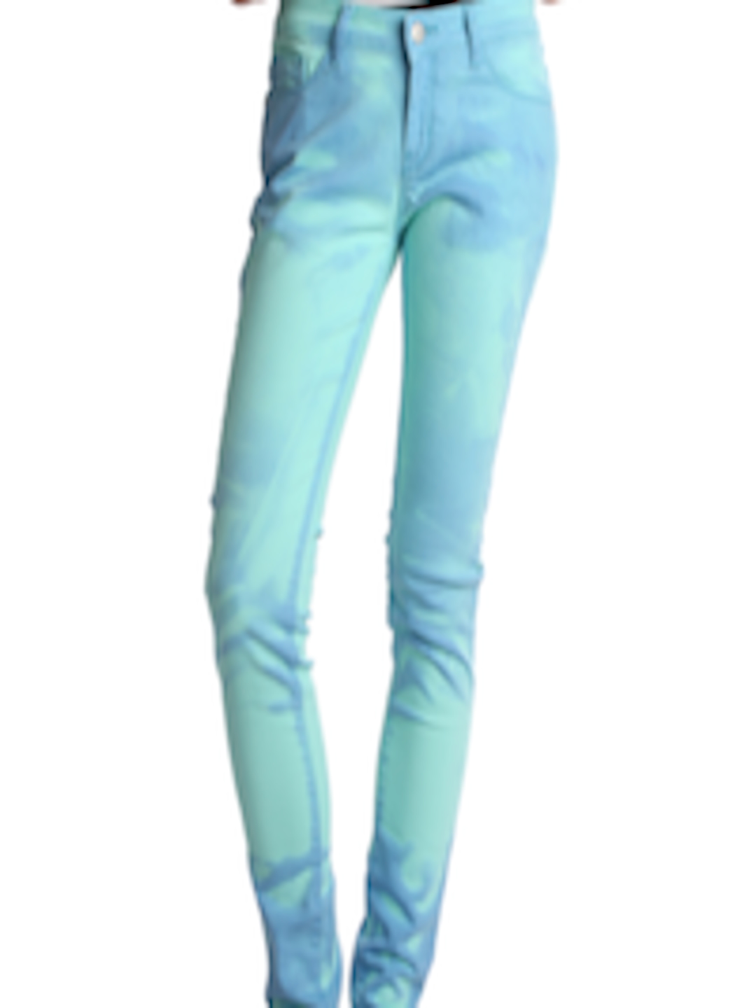 Buy Jealous 21 Women Turquoise Blue Magic Colour Jeans - Jeans for ...