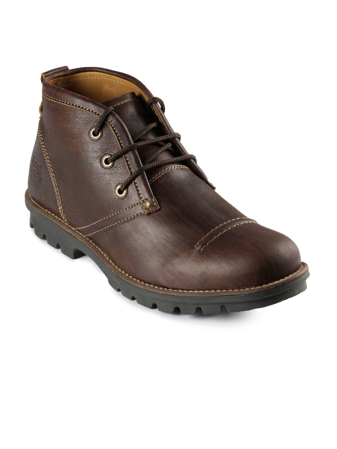 woodland men brown casual shoes