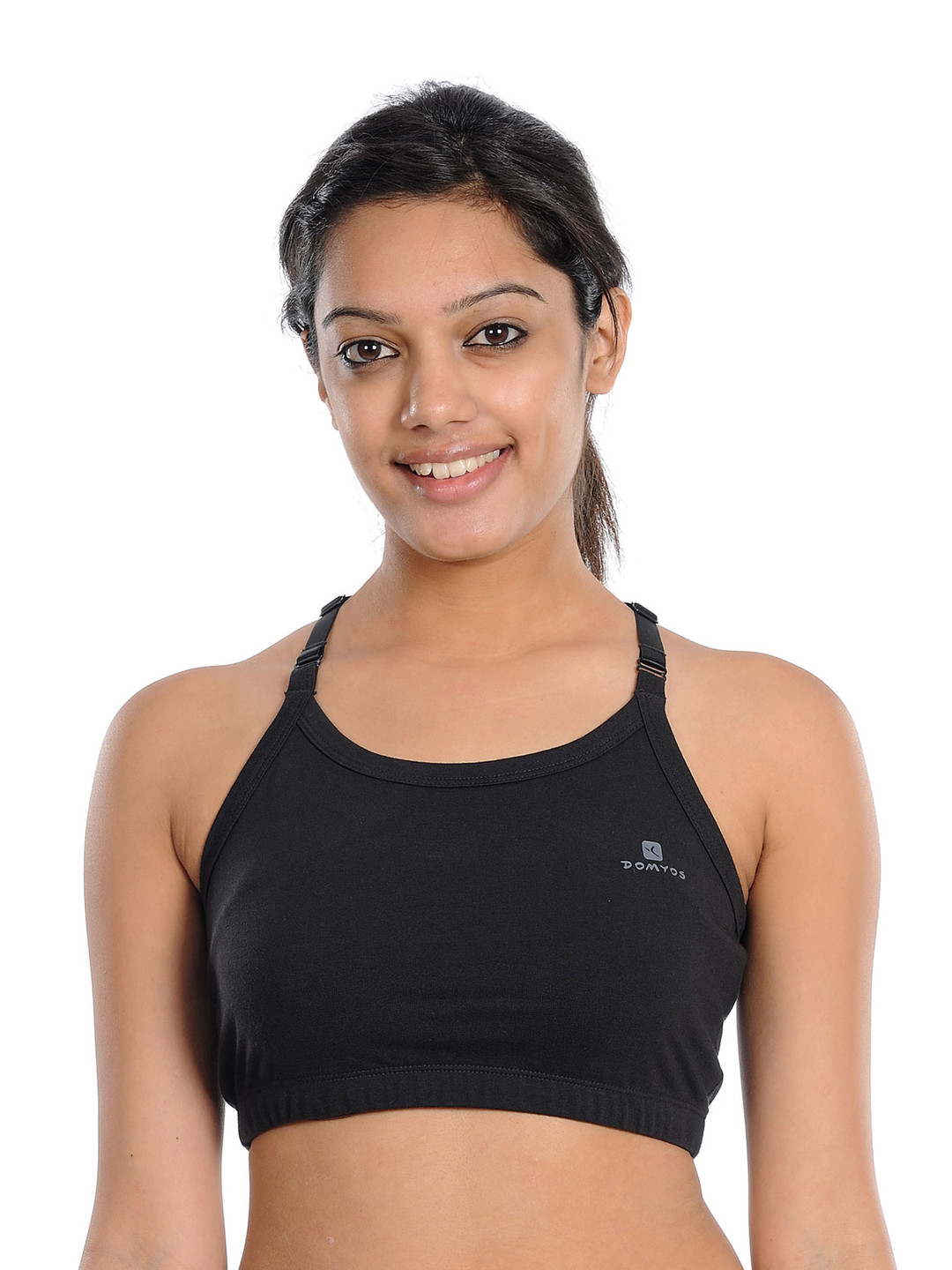 Buy Domyos By Decathlon Women Black Sports Top Tops for Women 2576 Myntra