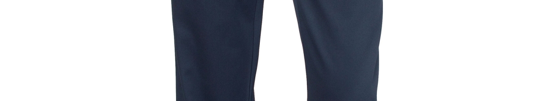 Buy Basics Men Navy Trousers - Trousers for Men 12215 | Myntra