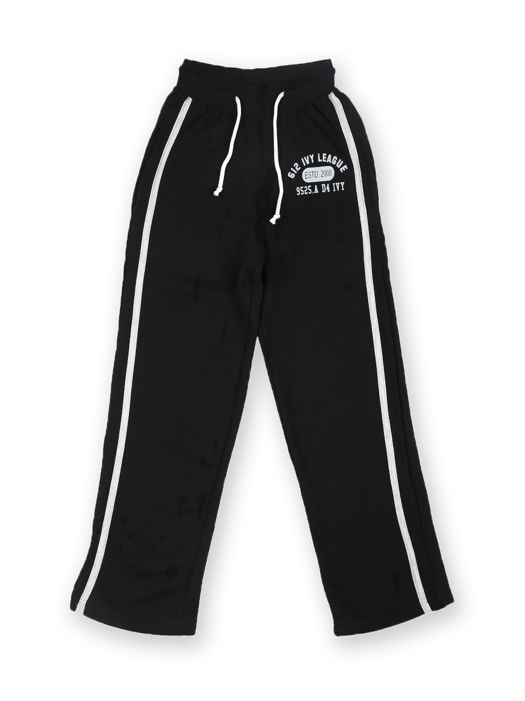 Buy 612 Ivy League Boys Black Track Pants Track Pants for Boys 521940