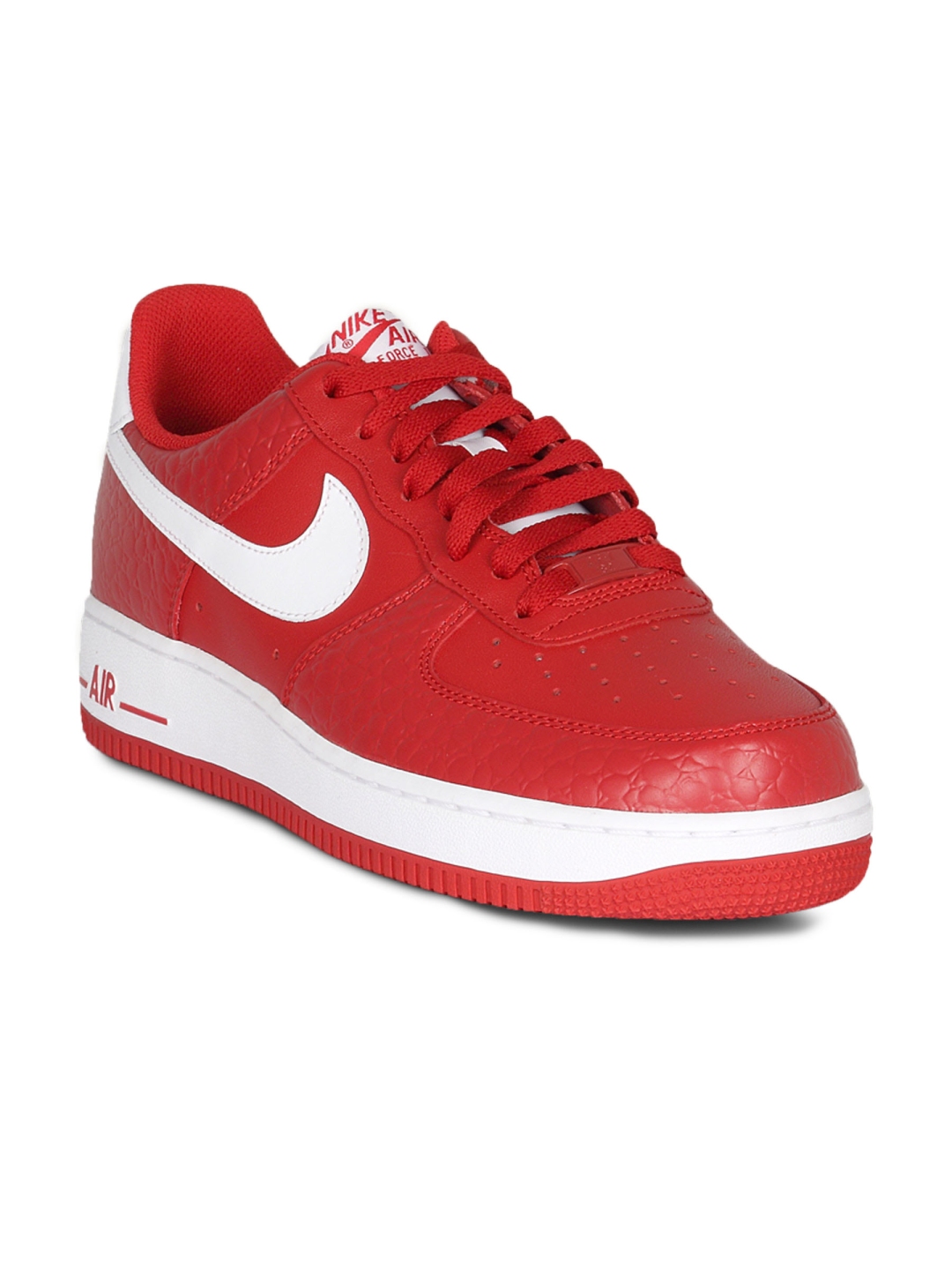 all red nike shoes mens