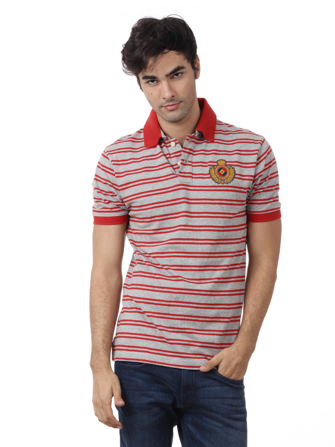 myntra mens collar t shirt