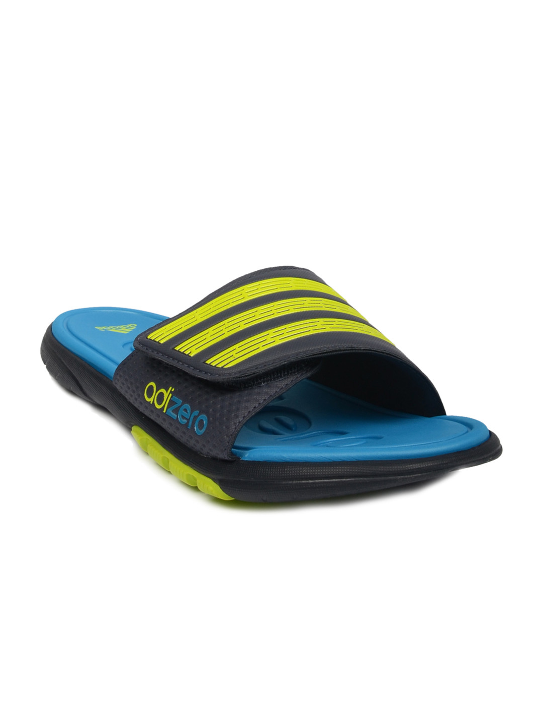 adidas navy blue flip flops