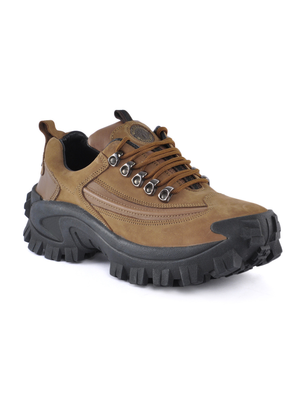 woodland men brown casual shoes