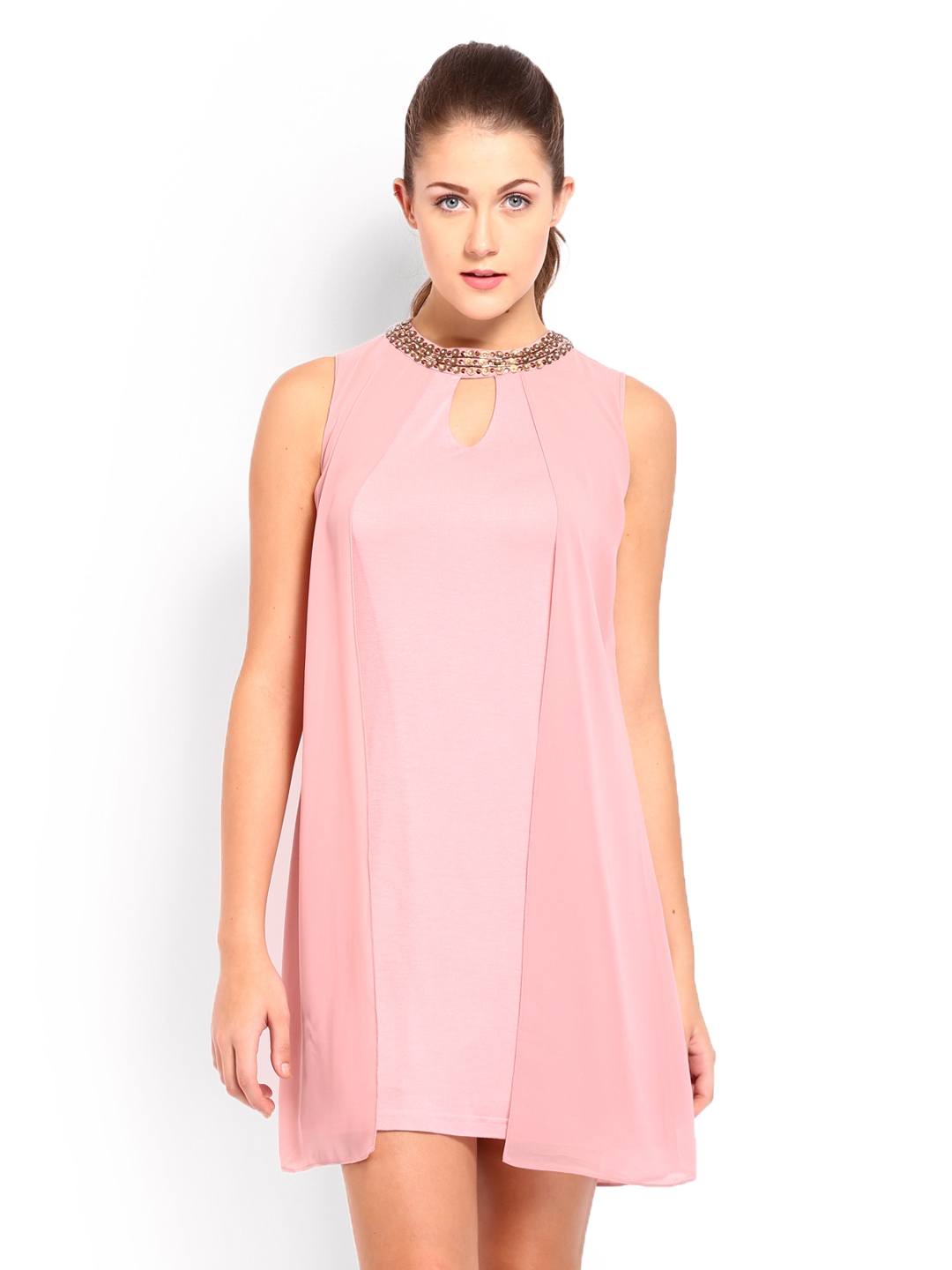 Buy AND Pink Shift Dress - Dresses for Women 491882 | Myntra