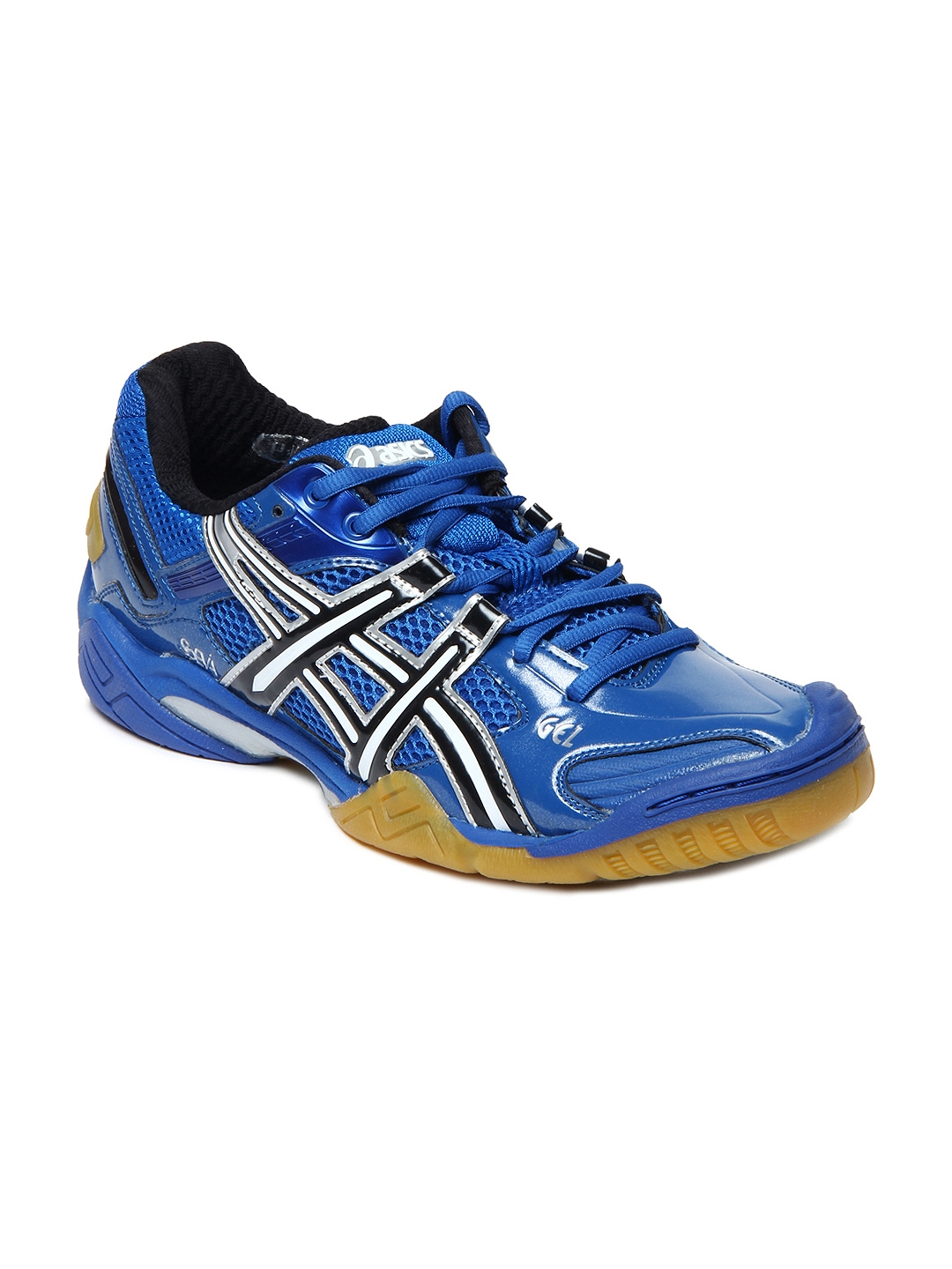 asics blue volleyball shoes