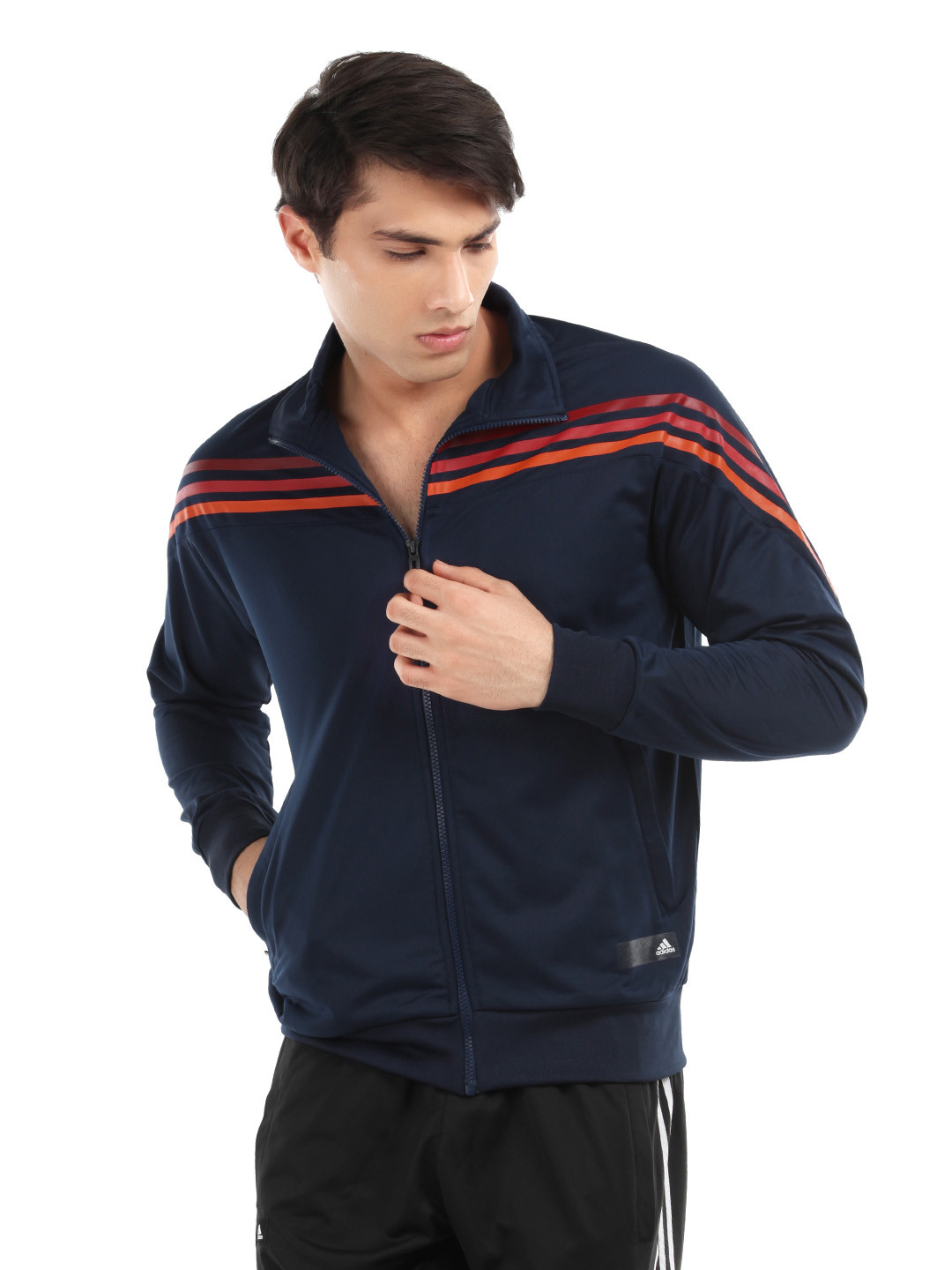 Buy ADIDAS Men Navy Blue Jacket Jackets for Men 97483 Myntra