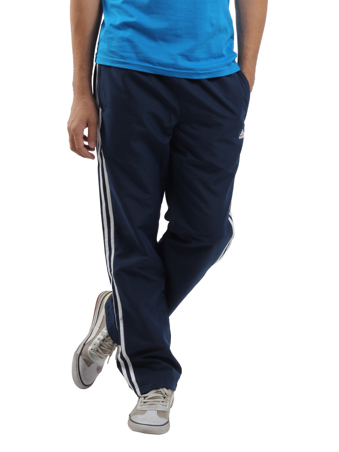 mens navy blue track pants