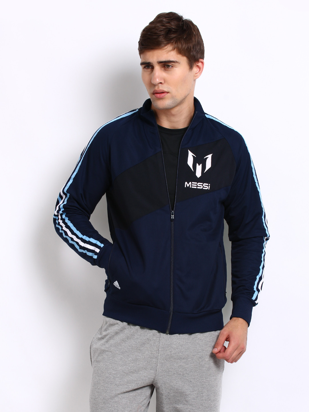 Buy ADIDAS Men Navy Messi Track Jacket Jackets for Men 40051 Myntra