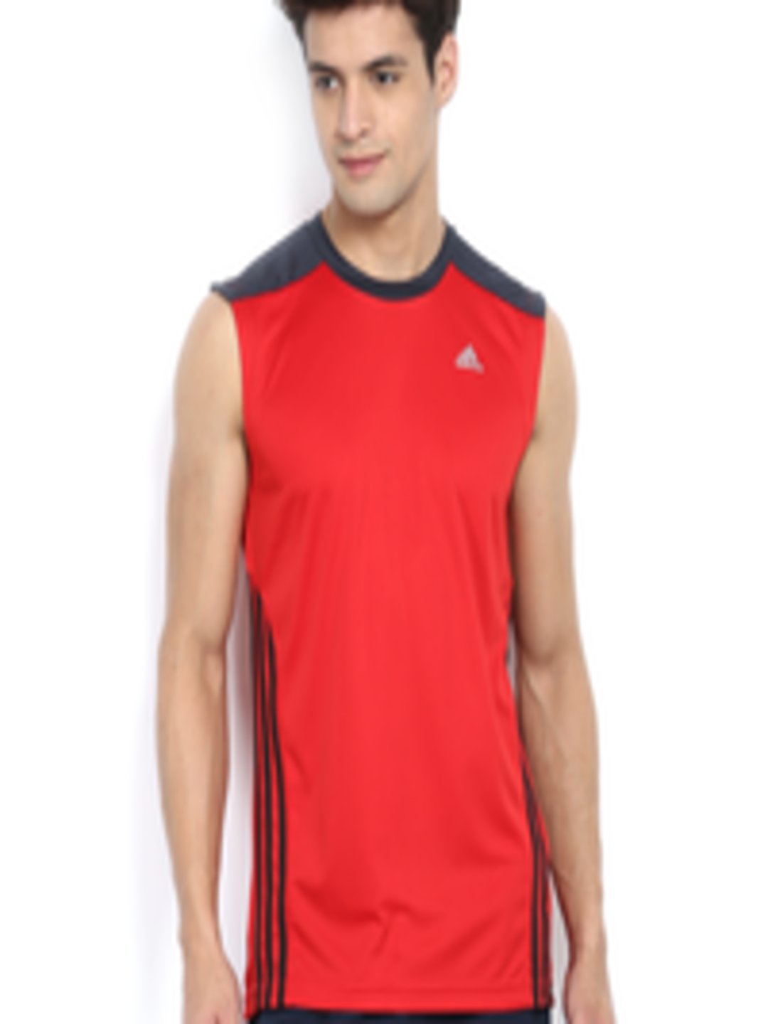 Buy ADIDAS Men Red Sleeveless T Shirt - Tshirts for Men 370542 | Myntra