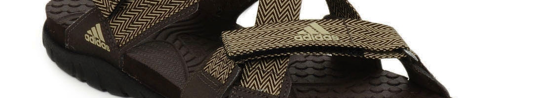 Buy ADIDAS Men Brown & Beige Sports Sandals - Sports Sandals for Men ...