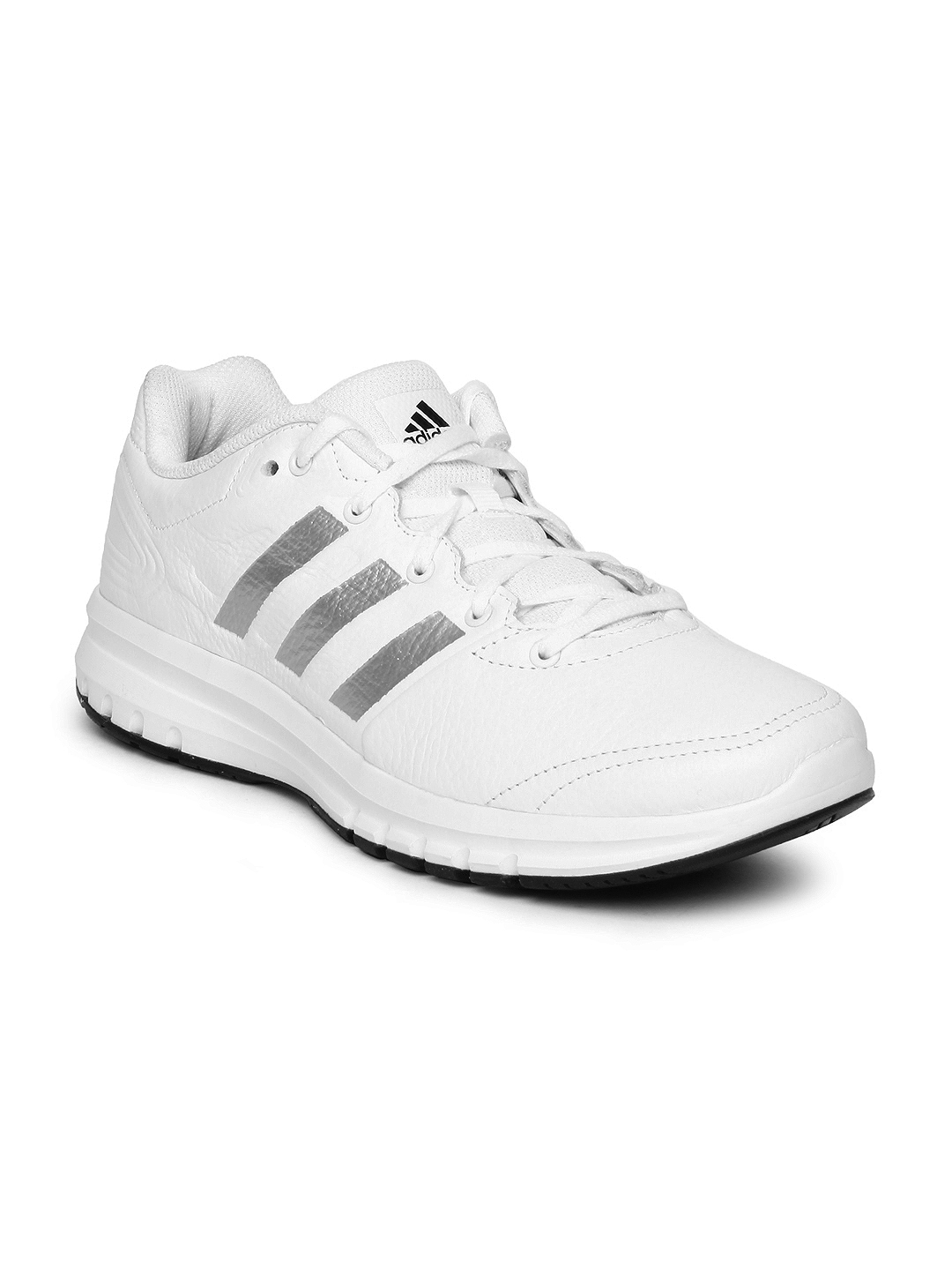 Buy ADIDAS Men White Duramo 6 Lea Sports Shoes - Sports Shoes for Men ...