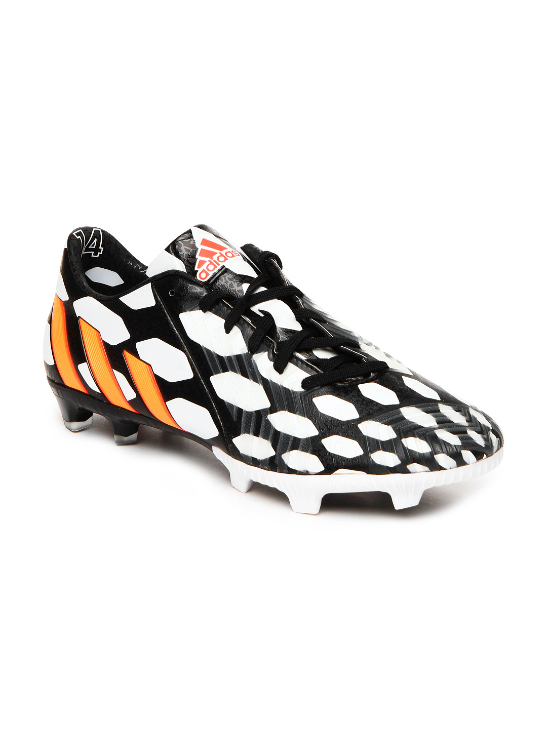 Buy ADIDAS Men Black & White P Absolion LZ FG Football Shoes Sports