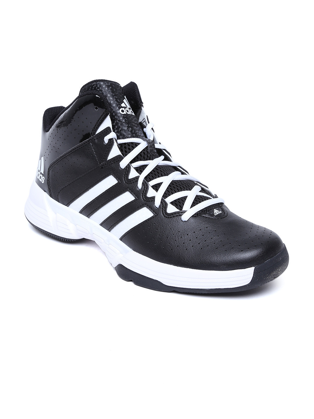 Buy ADIDAS Men Black Cross 'EM 3 Leather Basketball Shoes Sports