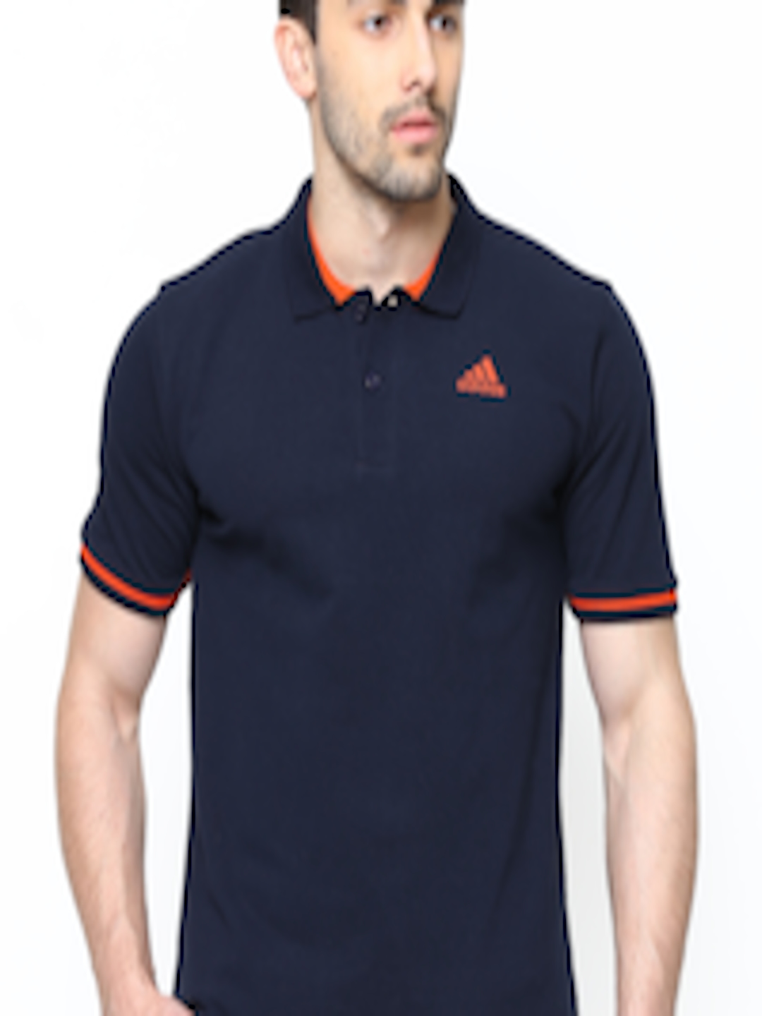 Buy ADIDAS Men Navy SE Plain Training Polo T Shirt - Tshirts for Men ...