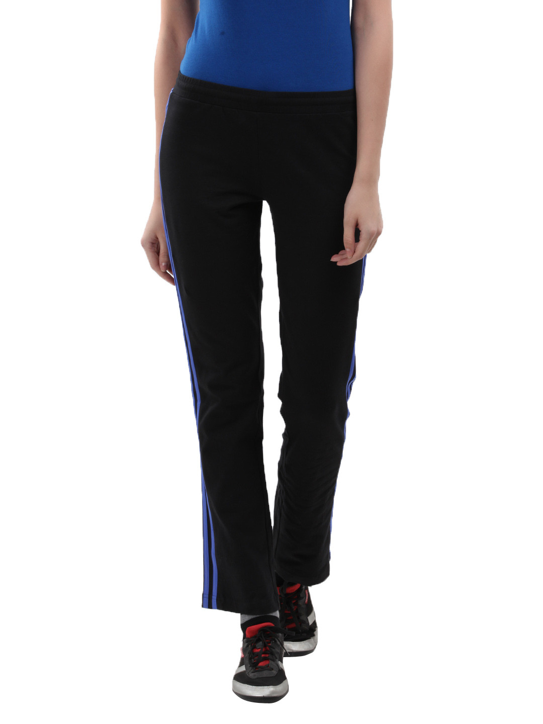 Buy ADIDAS Women Black Yoga Track Pants Track Pants for Women 108105
