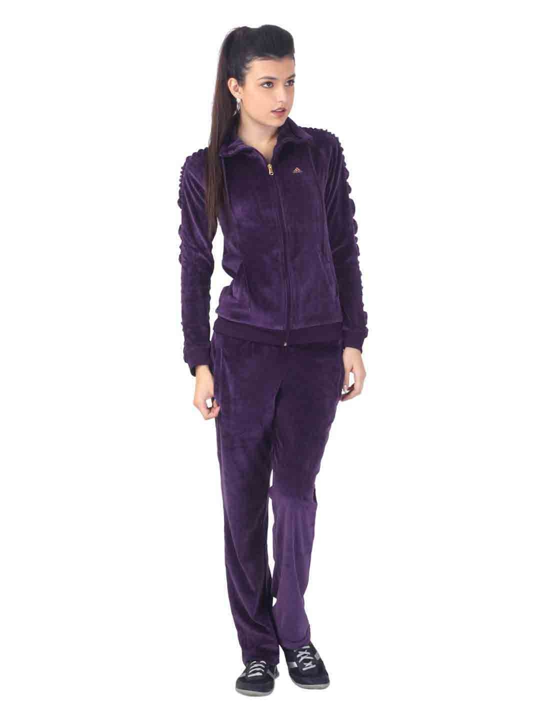 purple womens tracksuit