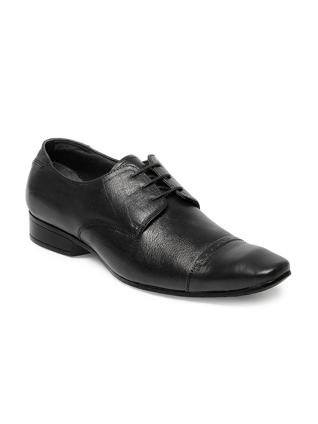 Buy Allen Cooper Men Black Leather Formal Shoes Formal Shoes for Men