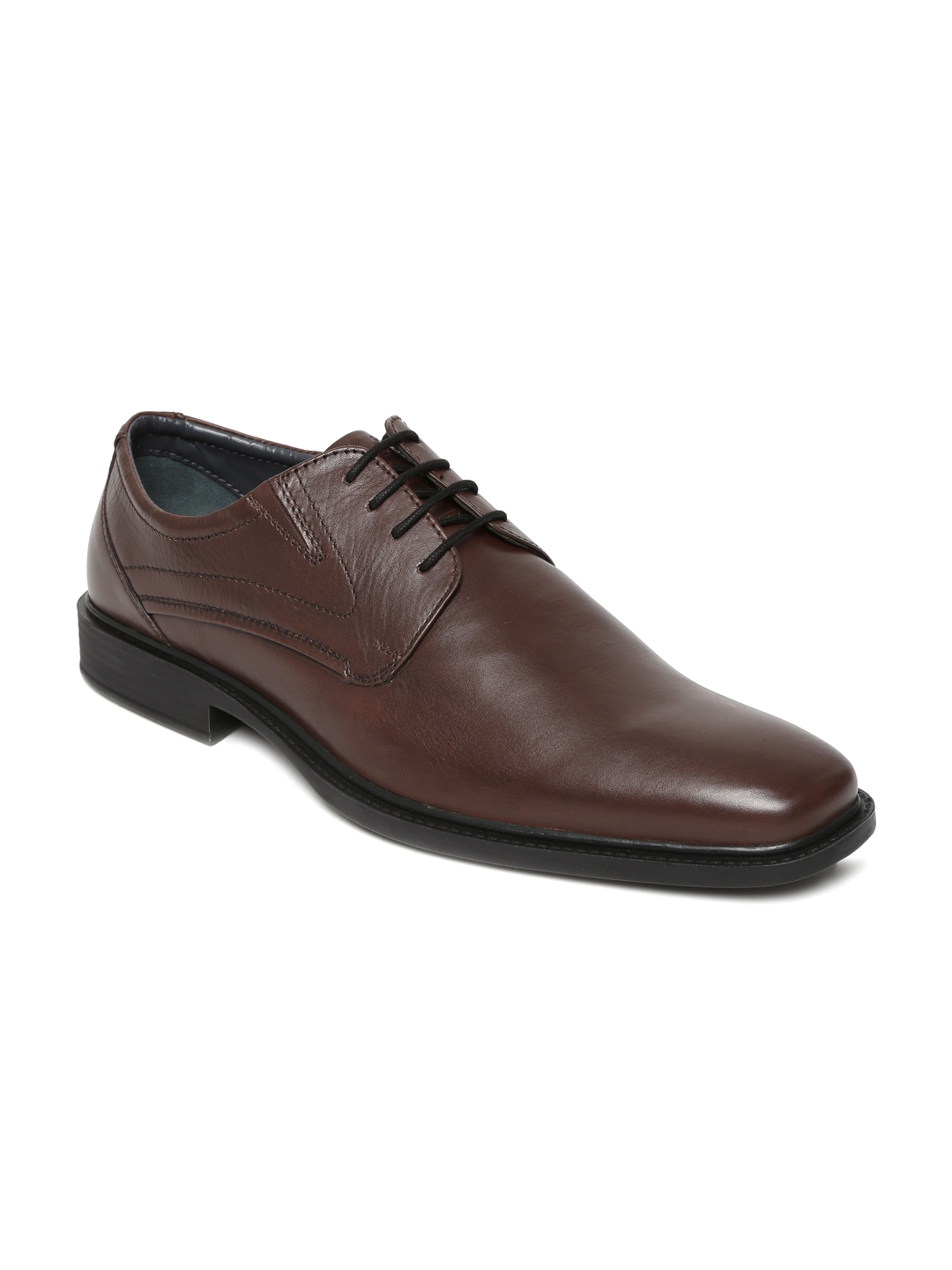 Buy Allen Solly Men Brown Leather Formal Shoes - Formal Shoes for Men ...