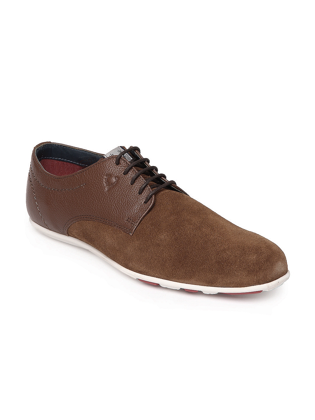 allen solly brown formal shoes