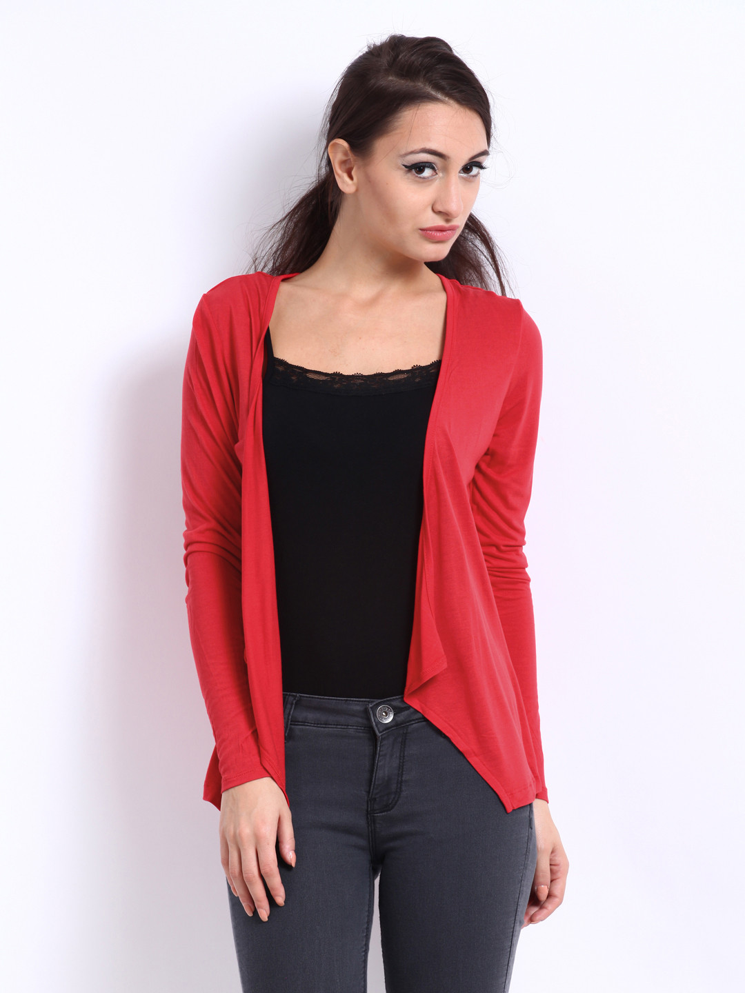 Buy Allen Solly Woman Red Shrug Shrug for Women 174685 Myntra