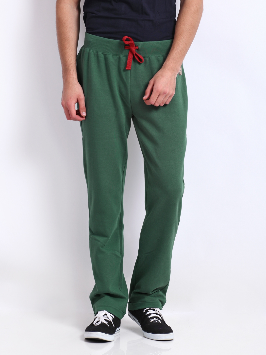 green track pants