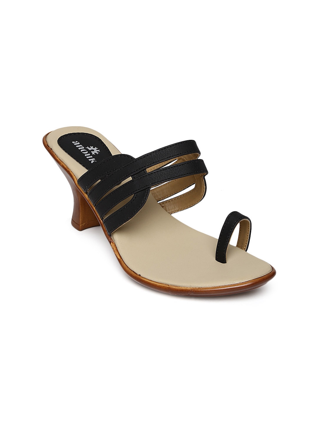 Buy Anouk Women Black Heels - Heels for Women 495642 | Myntra