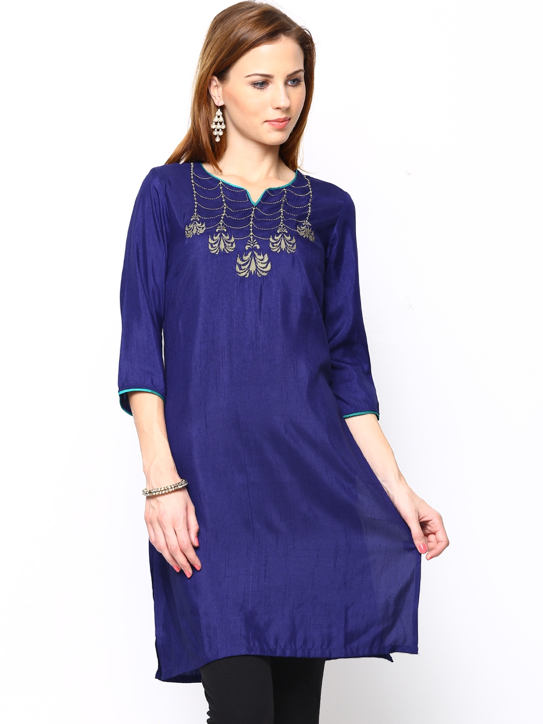 navy ivory dress