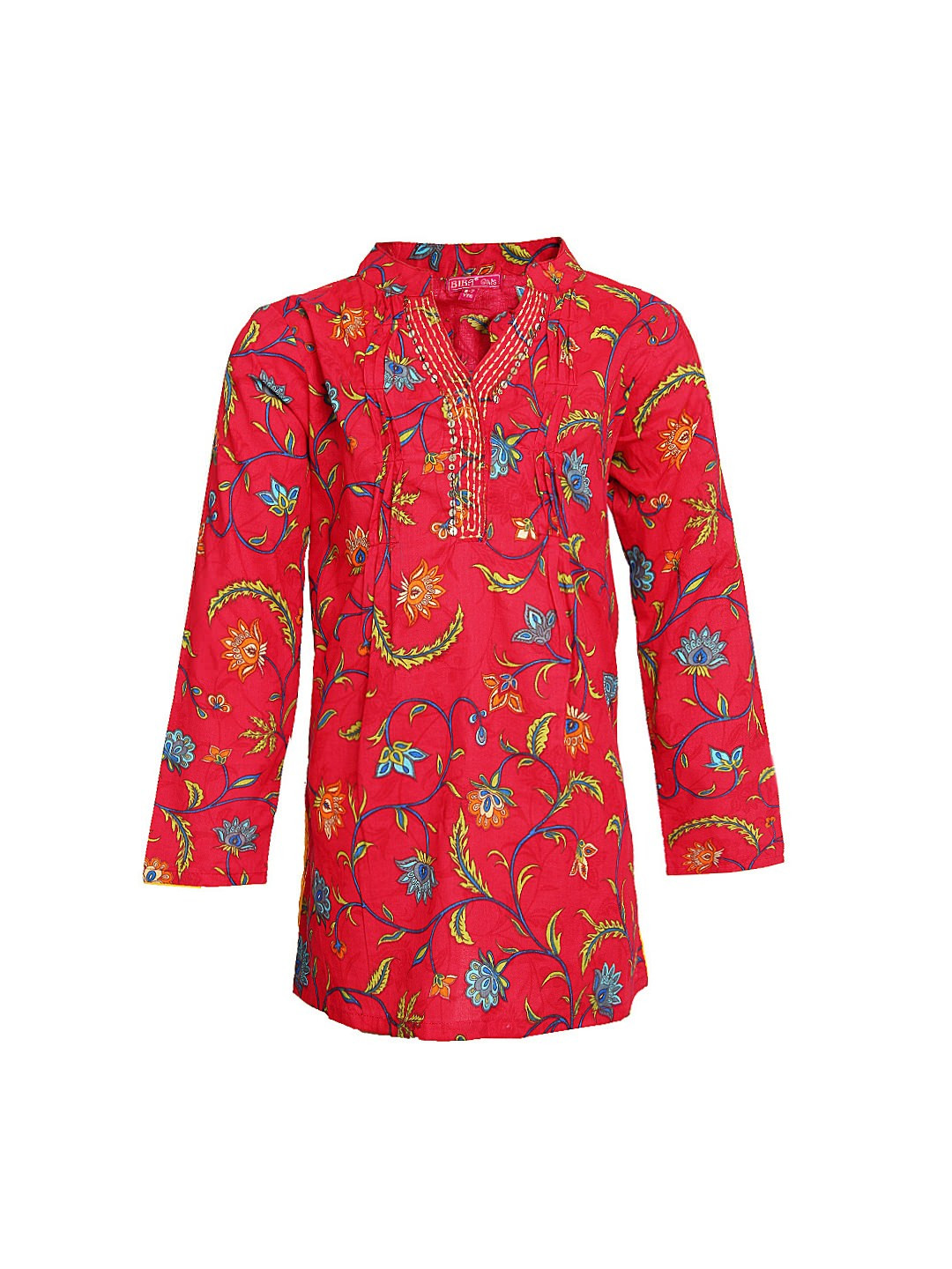 Buy BIBA Girls Red Printed Kurta Kurtas for Girls 198999 Myntra