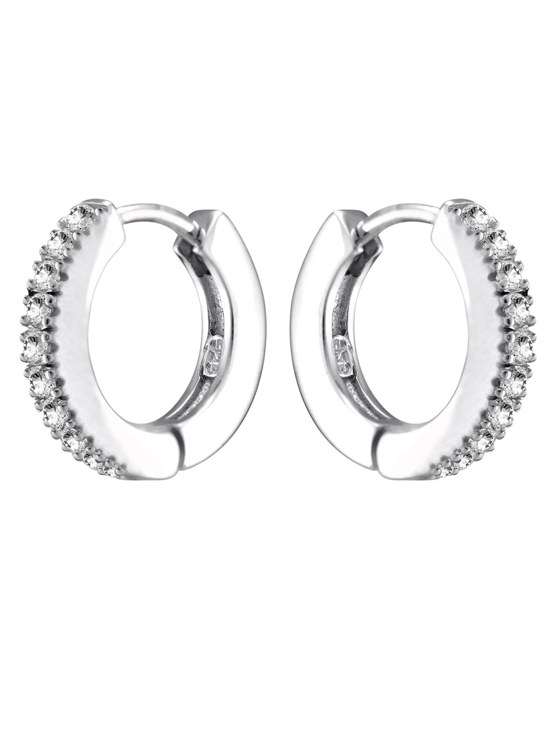 Buy Baku Silver Hoop Earrings Earrings for Women 329578 Myntra