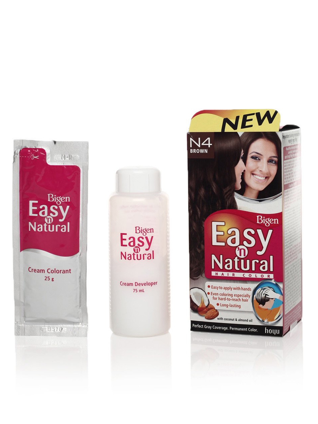 Buy Bigen Women Brown Easy N Natural Hair Colour N4 Hair Colour
